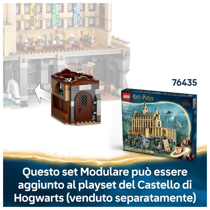 LEGO Harry Potter Castello di Hogwarts: Lezione di Incantesimi con 3 Minifigure da Collezione tra cui Hermione Granger e Ron Weasley con Funzione di levitazione Giochi per Bambini e Bambini da 8 Anni