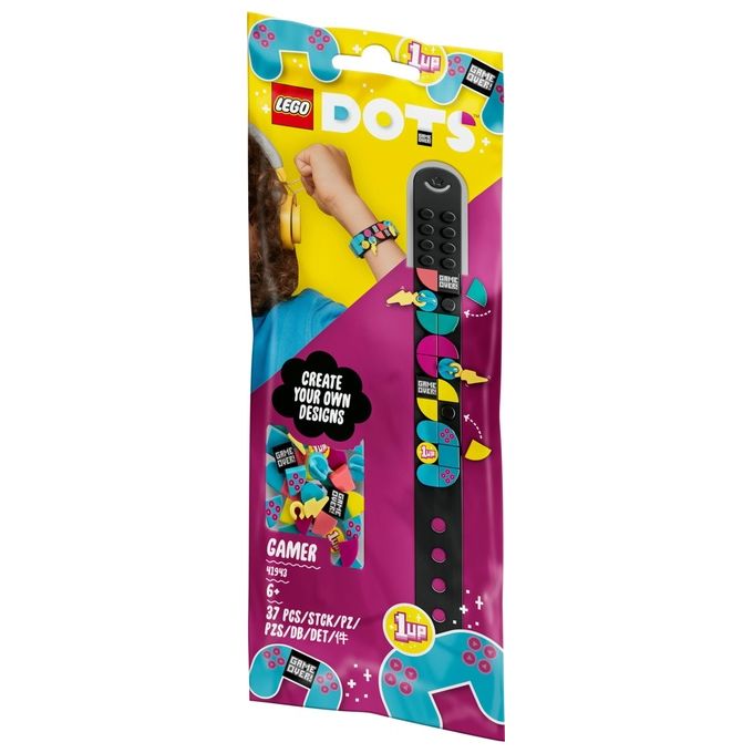 LEGO Dots Gamer Braccialetto con Ciondoli