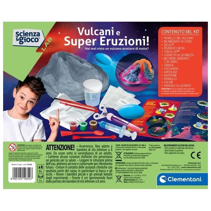 Clementoni Lab Vulcani e Super Eruzioni
