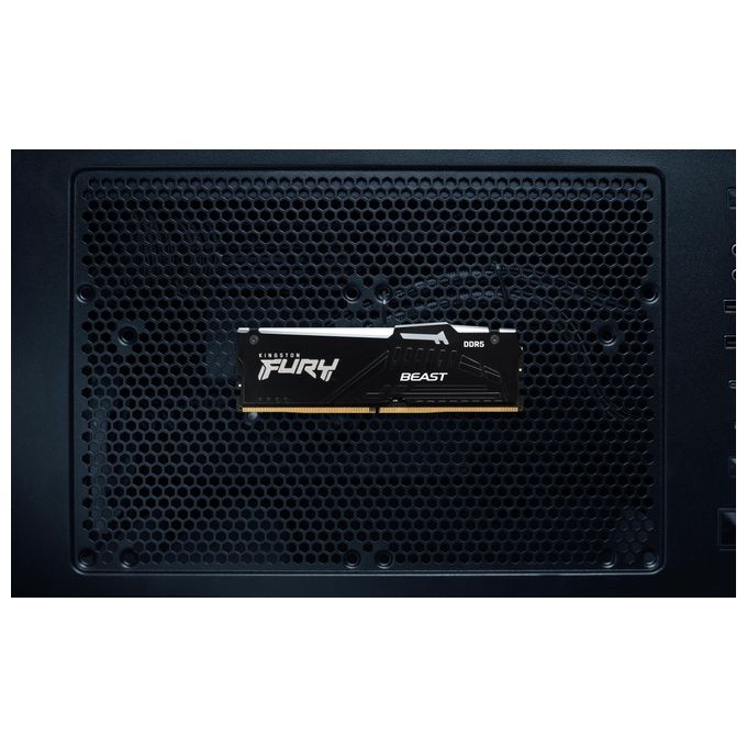 Kingston Fury Beast DDR5 RGB 32Gb 5600MT-s DDR5 CL40 DIMM Memoria Gaming per Computer Fissi Modulo Singolo