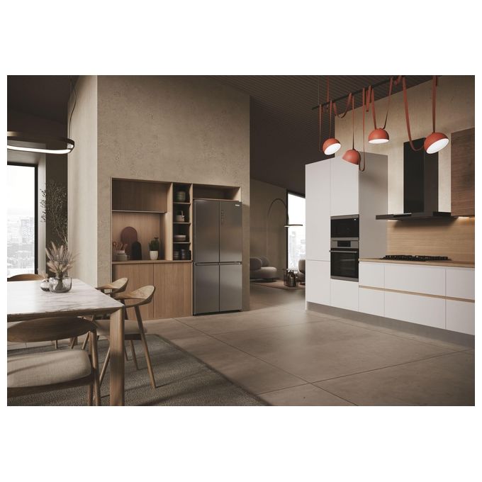 Haier Cube 83 Serie 3 HCR3818ENMM Frigorifero side by side 467 Litri Classe E Acciaio inossidabile