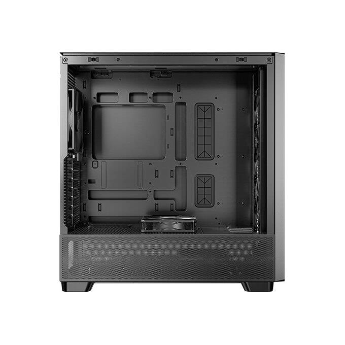Antec Flux Wood 5 Ventole Pwm Incluse Pannello Frontale ad Alto Flusso d'aria con Legno di Noce Type-C Radiatore da 420mm e Supporto per Scheda Madre con Connessione Posteriore