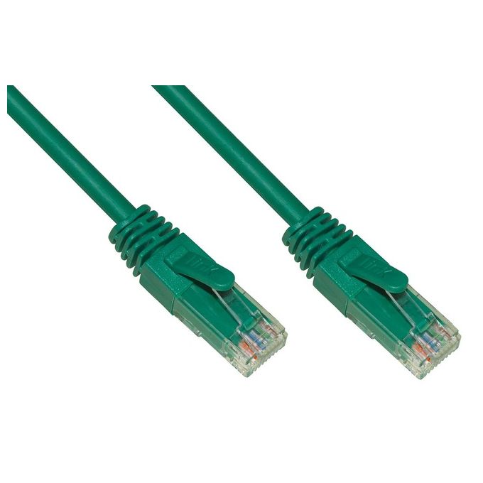 Link Cavo di Rete Categoria 6a Non Schermato Utp Awg24 Verde Halogenfree 1mt