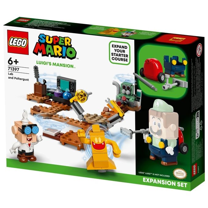 LEGO Super Mario Laboratorio e Poltergust ei Luigi's Mansion