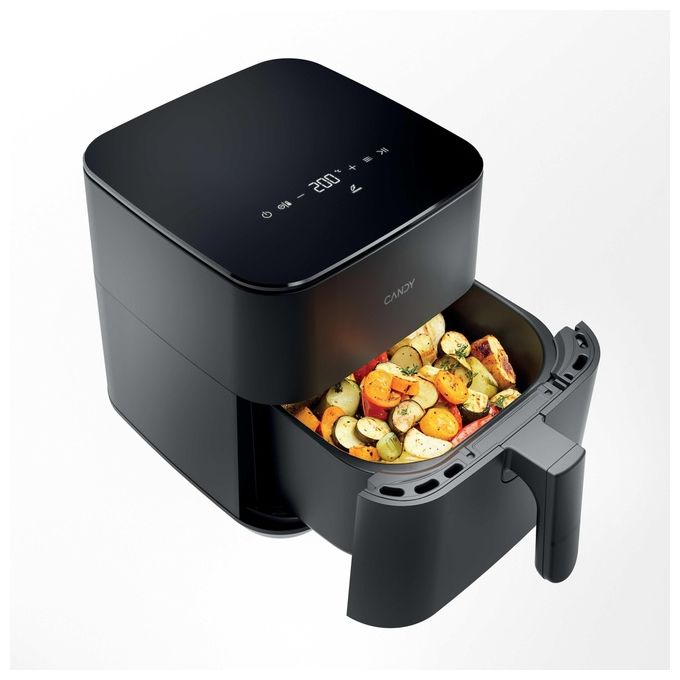 Candy CCAF 011 Friggitrice ad Aria Capacita' 5 Litri Potenza 1500 Watt colore Nero