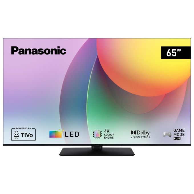 Panasonic TB-65W60AEZ Serie W60 65 inch 4K Ultra HD LED Smart TV 2024 TiVo Colour Engine 4K Dolby Vision e Atmos Game Mode Plus Per un  Esperienza Visiva Ottimale