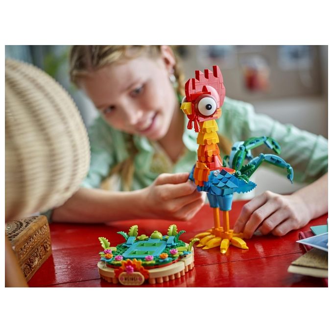 LEGO Heihei ǀ Disney dal Film Vaiana 2 Modello di Animale da Costruire con Parti Snodabili e Espositore Giochi per Bambini e Bambine da 9 Anni in su Idea Regalo di Compleanno da Collezione 43272