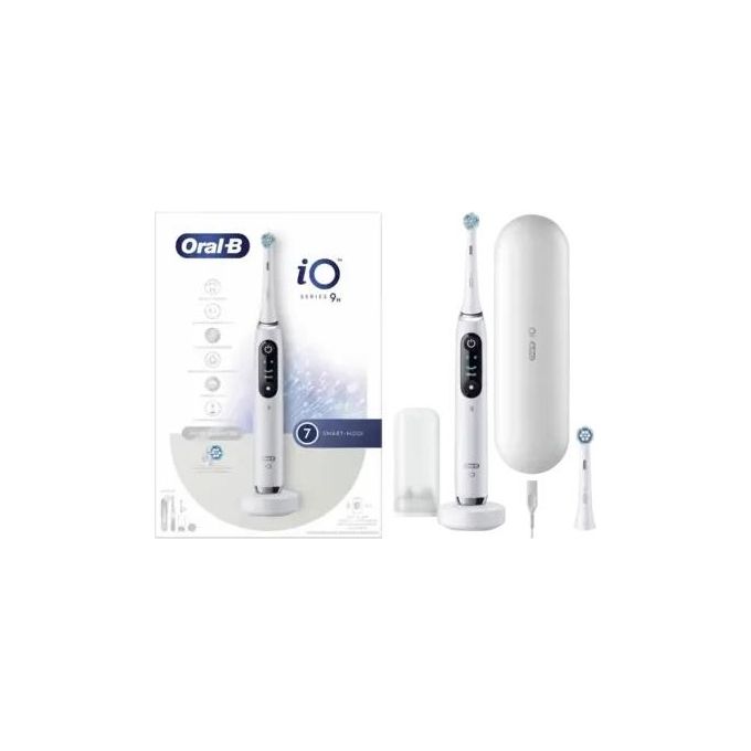 Braun Oral-B Spazzolino Elettrico Series 9N Bianco Alabastro JAS22