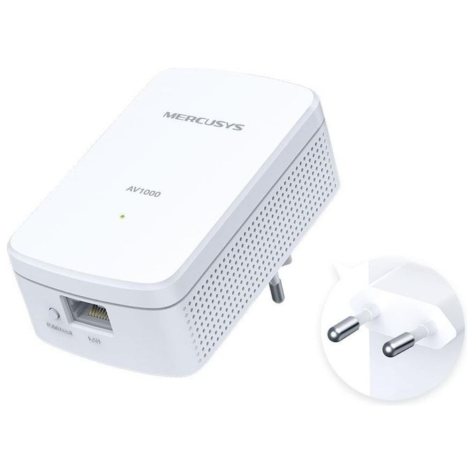 Mercusys MP500 KIT Adattatore di Rete PowerLine 1000Mbit-s Collegamento Ethernet LAN Bianco