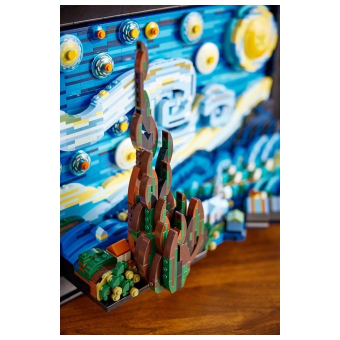 LEGO Ideas set costruzione 3D notte stellata di Van Gogh 2316 pezzi per adulti 21333
