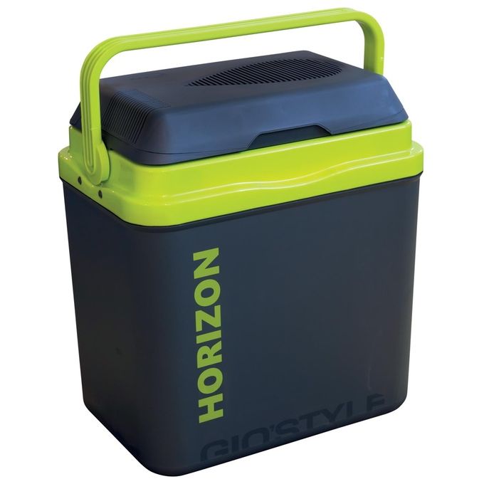Giostyle Horizon 21Litri Frigo Portatile Elettrico Capacita' 21 Litri Raffredda fino a -18° 42cm Nero e Lime