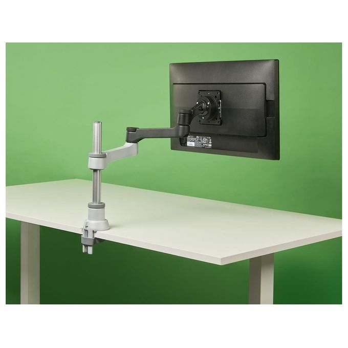 R-Go Tools RGOVLZE4SI Supporto da Tavolo per Tv a Schermo Piatto 32'' Nero-Argento