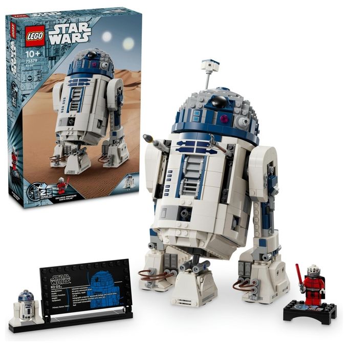 LEGO Star Wars 75379 R2-D2, Modellino da Costruire di Droide con Parti Mobili e Accessori, Giochi Bambini 10+ con Minifigure