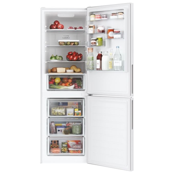 Candy CCE4T618EW Frigorifero combinato libera installazione 341 Litri Classe energetica E Total No Frost H 185 cm Bianco