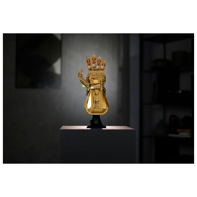 LEGO Super Heroes Marvel 76191 Guanto dell'Infinito di Thanos, Modello da Costruzione Avengers da Collezione, Set per Adulti