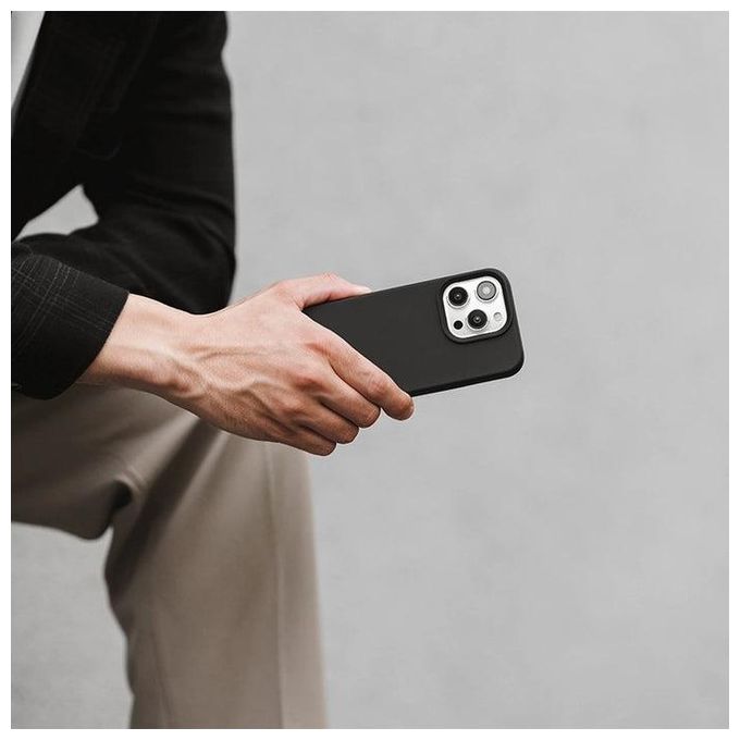 Woodcessories Bio Case MagSafe per iPhone 15 Pro Max Nero