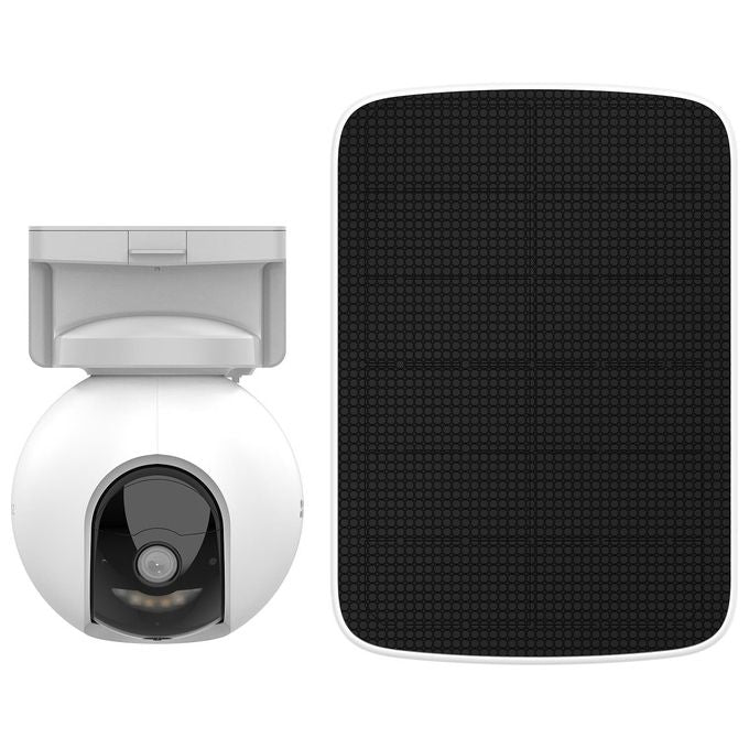 Ezviz Kit Hb8 Telecamera Motorizzata Da Esterno A Batteria 4mp  Solar Panel