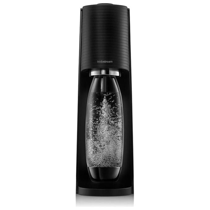 SodaStream Soda Maker Terra Nero QC con CO2 e Bottiglia da 1 Litro