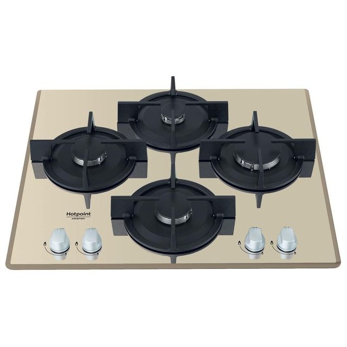 Hotpoint HAGD 61S-CH Piano Cottura a Gas 4 Zone 60cm  Champagne