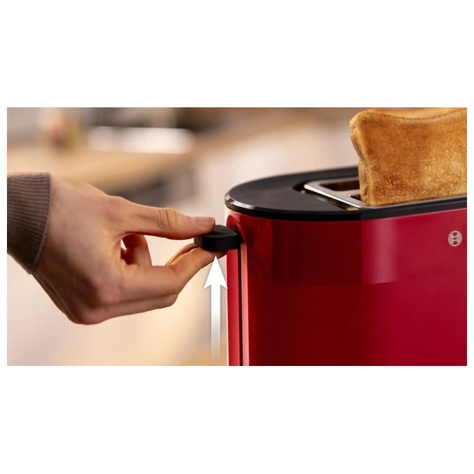 Bosch TAT2M124 Tostapane 6 2 Fette 950W Rosso
