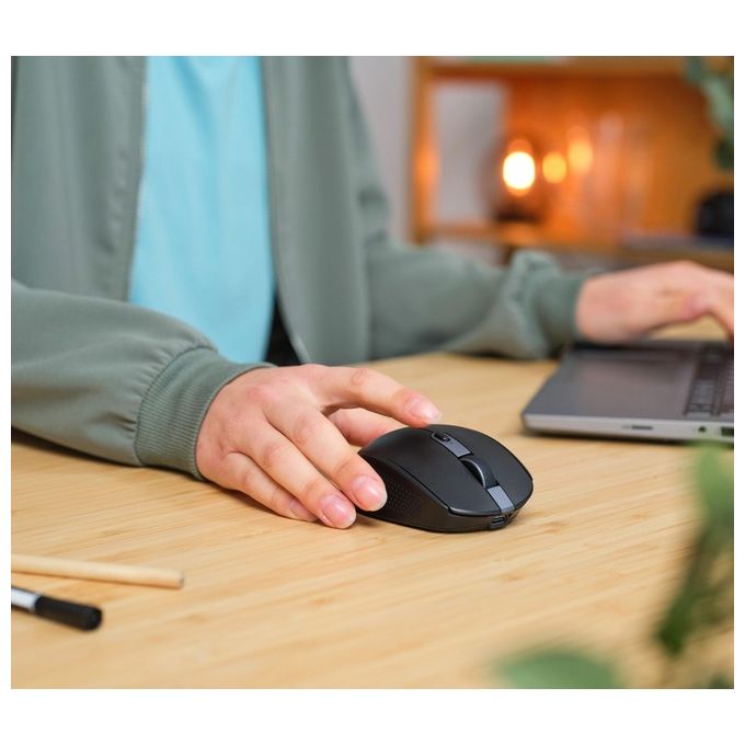 Trust Ozaa Mouse Mano Destra RF senza Fili  Bluetooth Ottico 3200 DPI