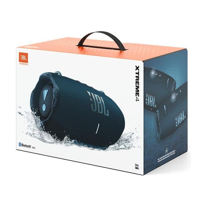 JBL Xtreme 4 Speaker Bluetooth Portatile Wireless Waterproof e Resistente alla Polvere IP67 Blu