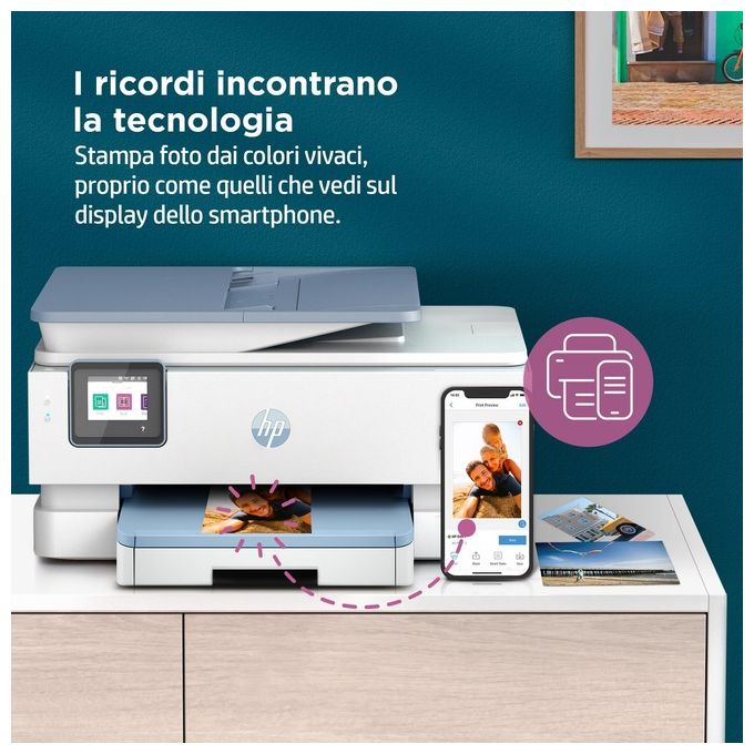 HP ENVY 7921e Stampante Getto Termico d'Inchiostro A4 4800x1200 DPI 15ppm Wi-Fi