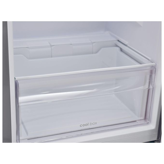 Candy CDV1S514FS Frigorifero con congelatore a libera installazione Statico h 145 Classe F 213 litri inox