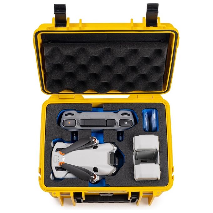B and W International Drone Case PP.66 Giallo per DJI Mini 4 Pro