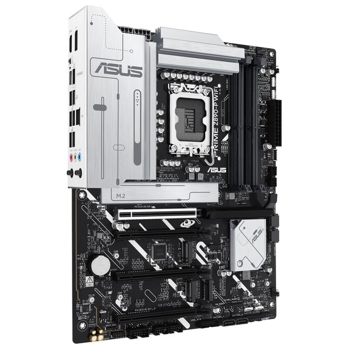 ASUS Intel PRIME Z890-P WIFI Scheda madre Intel ATX 14121 Fasi di Alimentazione Slot DDR5 PCIe 5.0 GPU di Nuova Generazione Porta USB-C Thunderbolt 4 Wi-Fi 7 Q-Antenna