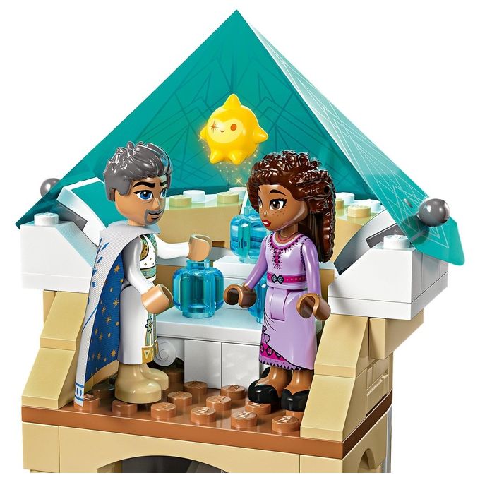 LEGO Disney Wish 43224 Il Castello di Re Magnifico, Gioco da Costruire dal Film Wish con Mini Bamboline, Regalo di Natale