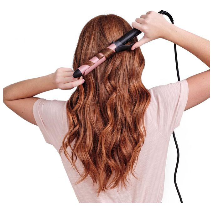 Babyliss Arricciacapelli 230 Smooth Glide Nero e Rosa