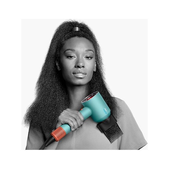 Dyson Super Sonic Nural Asciugacapelli 1600W 4 Temperature con Accessori Acquamarina