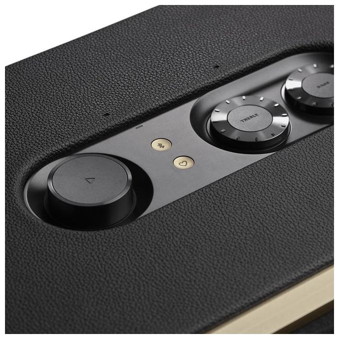 JBL Authentics 500 Smart Home Wifi Speaker Altoparlante Bluetooth dal Design Retro' Anni '70 con Griglia Quadrex Dolby Atmos Assistente Vocale AirPlay One App Nero