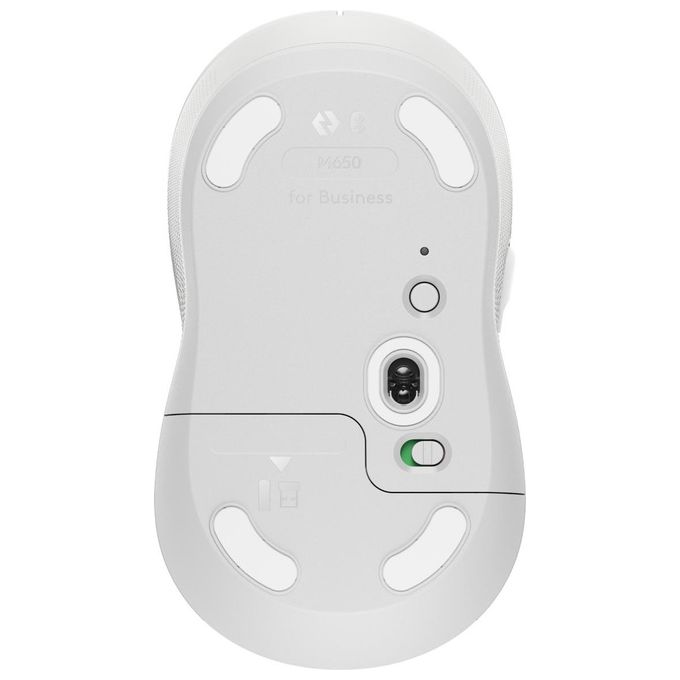 Logitech Signature M650 for Business Mouse Wireless Bianco