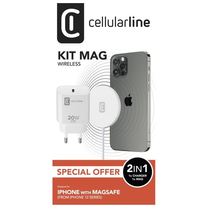 Cellular Line Caricabatterie MagSafe Mag Wireless