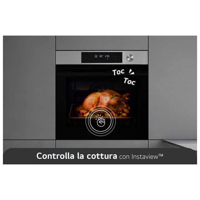 [ComeNuovo] LG InstaView WSED7613S Forno Elettrico 76 Litri Classe Energetica A EasyClean Pirolisi Air Fry Sous Vide Wi-Fi