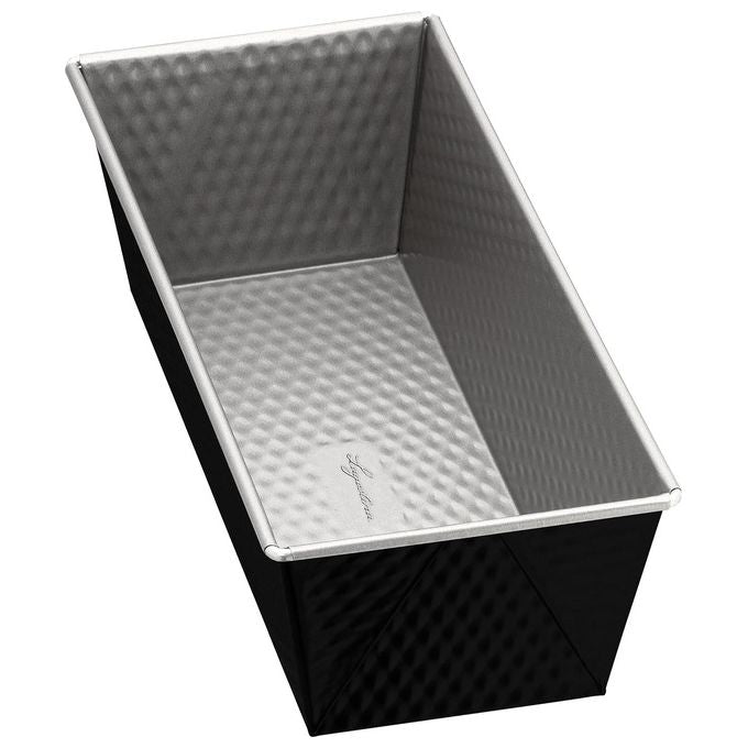 Lagostina Gustosa Stampo Plumcake in Acciaio Antiaderente per Forno Nero 25x11x8 cm