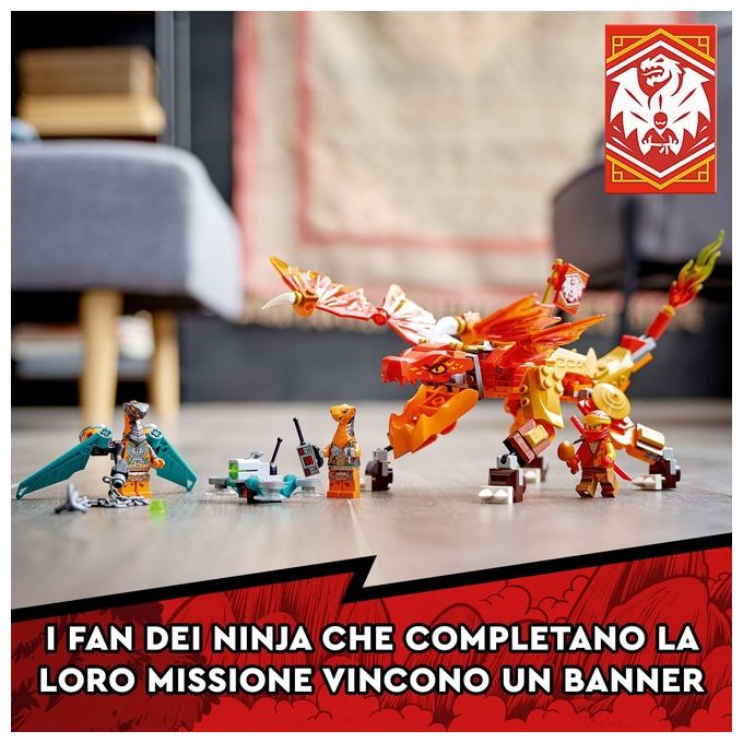 LEGO Ninjago Dragone del Fuoco di Kai Evolution