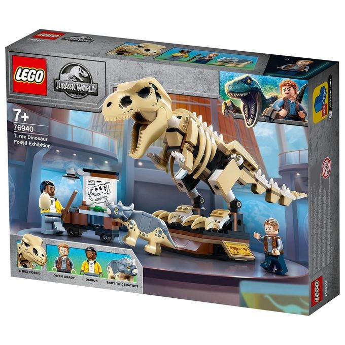 LEGO Jurassic World T. Rex Dinosaur Fossil Exhibition