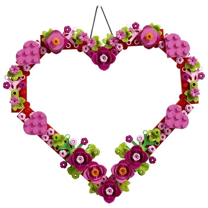 LEGO Creator 40638 Cuore Ornamento, Gioco da Costruire per Bambini 9+, Decorazione per Casa, Idea Regalo per Festa della Mamma