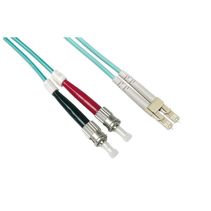 Link cavo fibra ottica lc a st multimode duplex om3 50-125 mt.5
