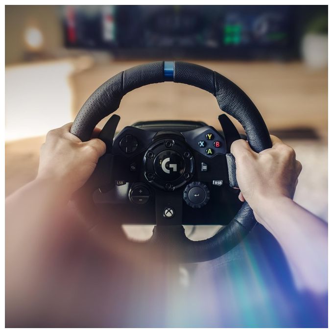 Logitech G923 TrueForce XB1 Volante da Corsa e Pedali e Driving Force Leva di Cambio Nero