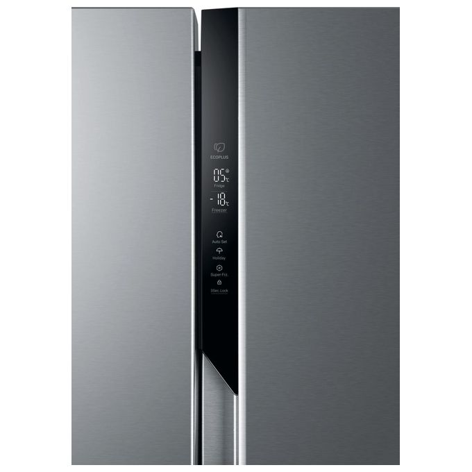 Haier HSR3918ENPG Serie 3 Frigorifero Side by Side No Frost Inverter 528 litri Classe E Multi Air Flow LED
