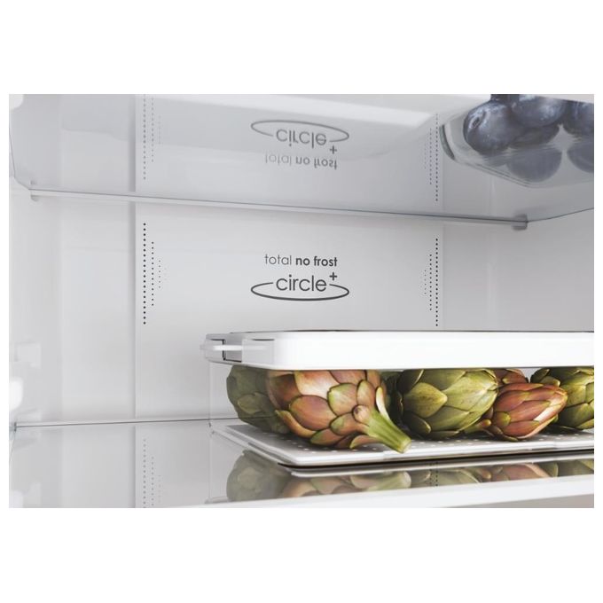 Candy Fresco CCE4T620DS Frigorifero Combinato Libera Installazione 377 Litri Classe Energetica D Argento