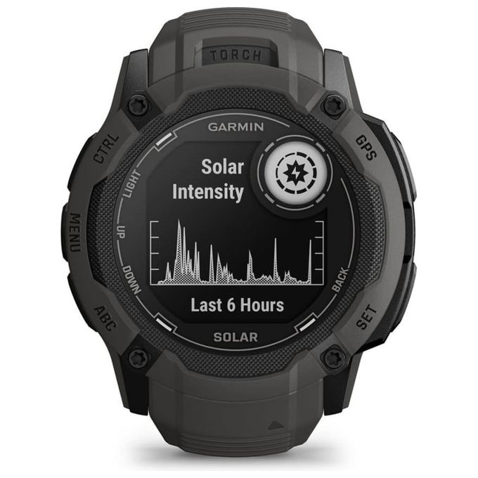 Garmin Instinct 2X Solar 50mm GPS Outdoor Sport Salute Notifiche Graphite