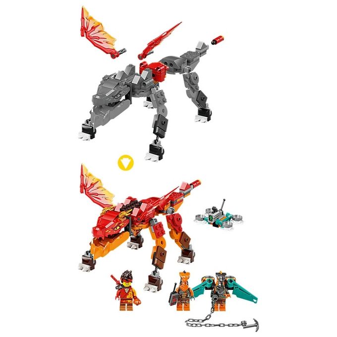 LEGO Ninjago Dragone del Fuoco di Kai Evolution