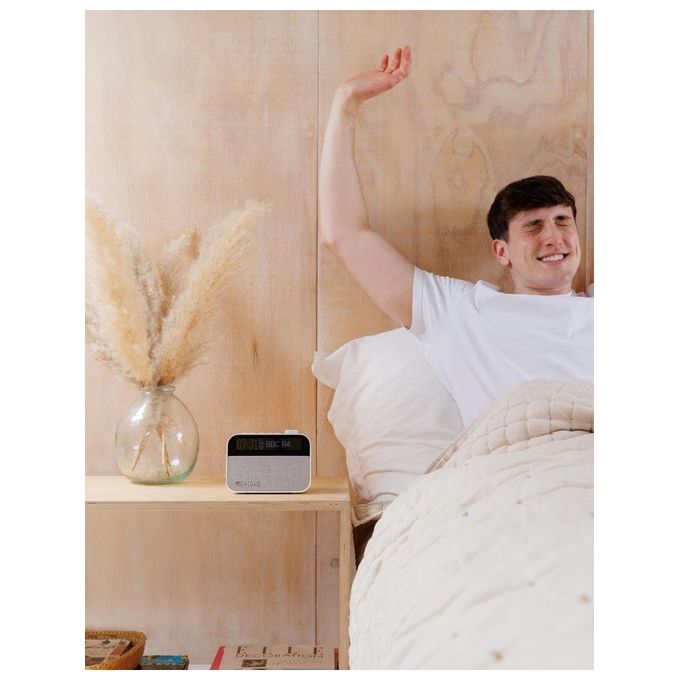 Pure Moment Charge Radiosveglia Cotton White