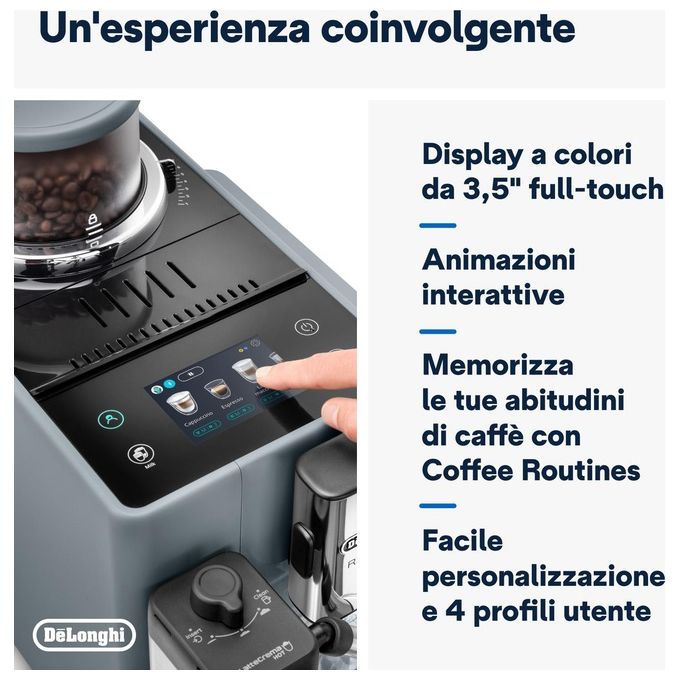 DeLonghi EXAM440.55.G Rivelia Macchina da Caffe' Automatica