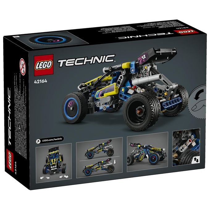 LEGO Technic 42164 Buggy da Corsa, Macchina Giocattolo per Bambini da 8 Anni in su, Regalo Amanti Modellini di Auto da Gara